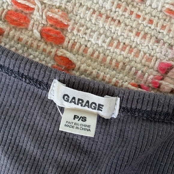 Cropped Long Sleeve Garage top - Picture 2 of 3